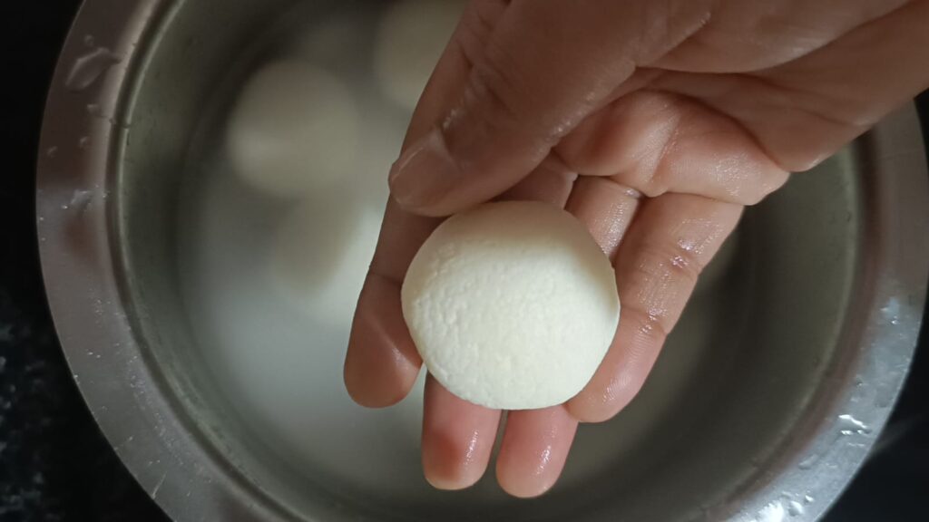 Fluffy spongy bengali rasgullas are ready to serve