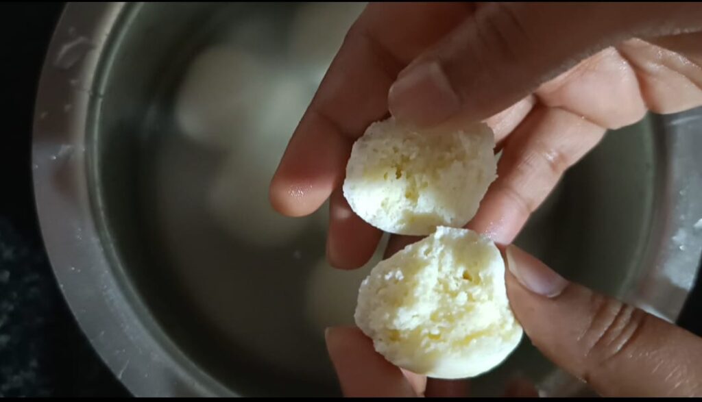 spongy and porous bengali rasgullas