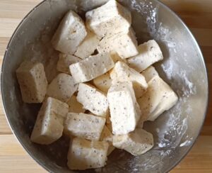 coated paneer for veg chilli paneer